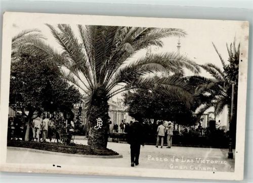 Las Palmas de Gran Canaria 1931 Paseo de Las Victorias