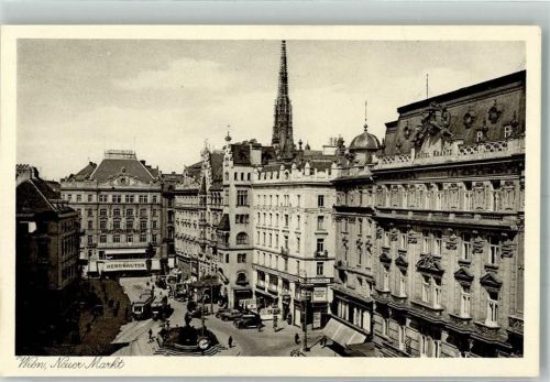 Wien Neuer Markt Straßenbahn Auto Hotel Kräntz