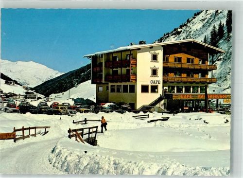 Hintertux Cafe Hotel Pension Neu-Hintertux Auto Winter