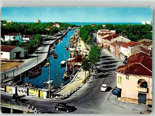 Cervia 1962 Hafen Kanal