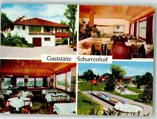 Reichenbach 1974 Gasthaus Schurrenhof Minigolf