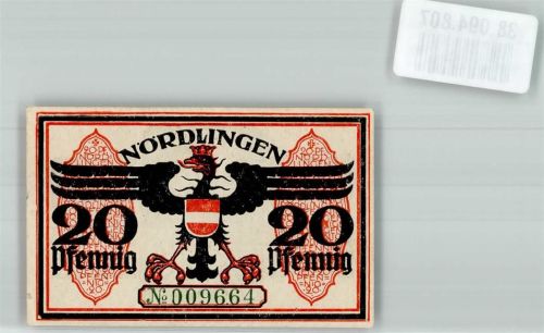 Nördlingen 1918 20 Pfennig