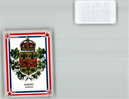 Quebec Wappen Zigarettenbilder