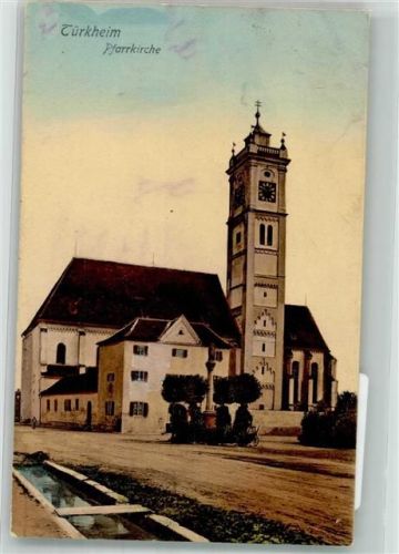 Türkheim Denkmal Säule Pfarrkirche