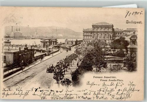 Budapest 1901 Franz-Josef-Platz
