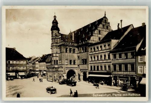Schweinfurt 1933 Rathaus Auto