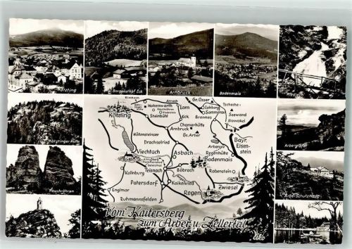 Bodenmais Vom Kaitersberg zum Arber Zellertal