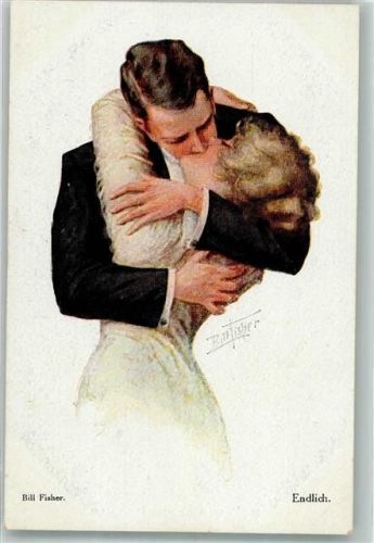 Endlich Liebespaar Kuss Photographise Gesellschaft AG Nr. 400