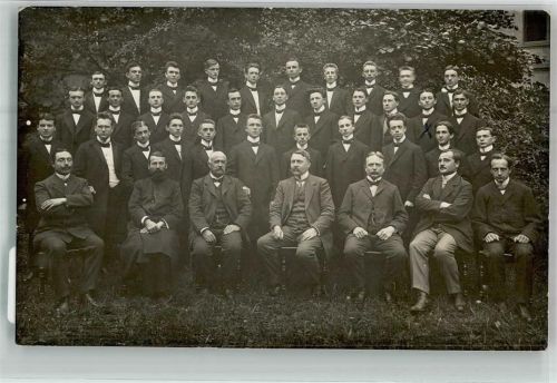 Wittlich 1911 Gruppenfoto Männer Ort lt. Stempel