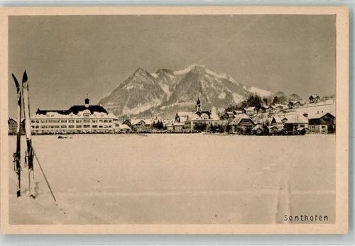 Sonthofen mit St. Michael Kirche und Grinten Fotograf Heimhuber