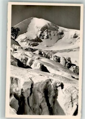 Spalten im Marzell-Gletscher mit Similaun in den Ötztaler Alpen Tirol Fotograf Lohmann