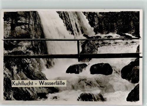 82490 W8105 Farchant FOTO KEINE AK Kuhflucht Wasserfälle Foto Original aus Archiv eines Ansichtskartenverlages