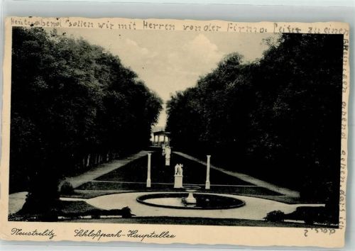 Neustrelitz Schlosspark Hauptallee