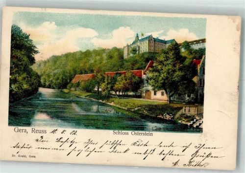 07545 O6500 Gera 1902 - Schloss Osterstein