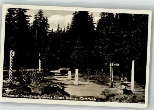 Dreisessel Dreieckmark Grenze Bayern Böhmen Österreich