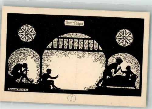 1922 Schattenbilder Märchen Dornröschen Nr. 20