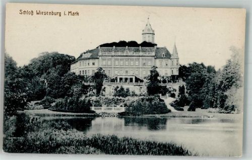Wiesenburg 1918 Schloss