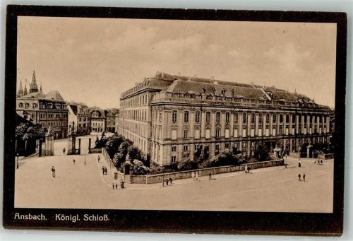 Ansbach 1915 Schloss