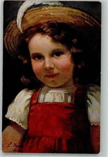 1918 sign. Kraus L. Kind m. Hut Serie 1133