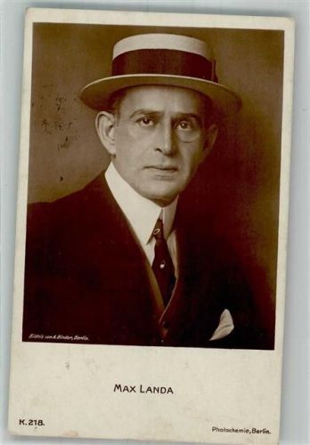 1918 Portrait von Max Landa Fotograf Binder Photochemie 218