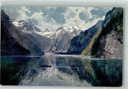 Schönau 1916 Königssee Hüttenstempel Salet-Alpe