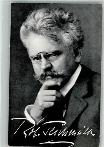 Robert Teichmüller Pianist u. Hochschullehrer Faksimile