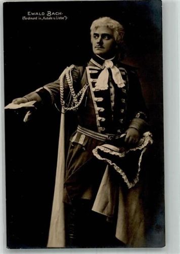 1906 Portrait von Ewald Bach als Ferdinand in Kabale und Liebe