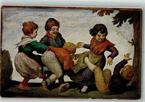 1918 Kinderreigen Jugend-Postkarte G. Hirth's Verlag Serie VII 6.