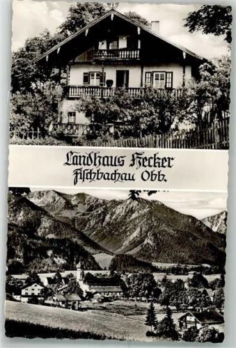 Fischbachau 1954 Pension Landhaus Hecker
