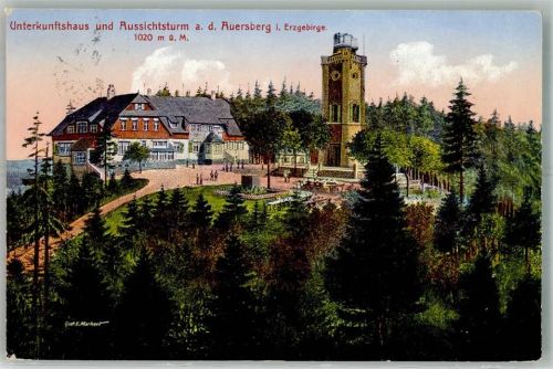 Eibenstock Hotel Unterkunftshaus Aussichtsturm Auersberg
