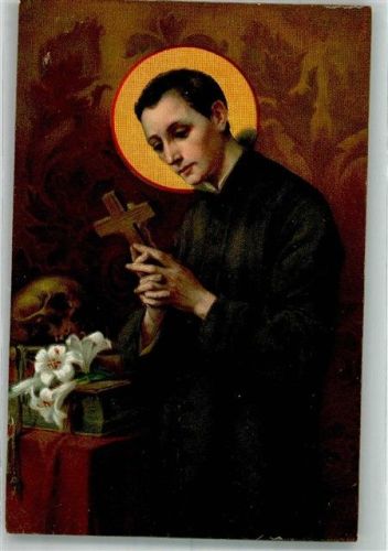 sign. Feuerstein Martin Prof. S. Aloysius de Gonzaga Marke EGMS No. 9007