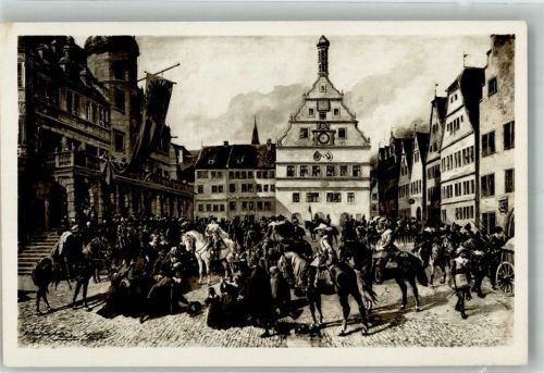 Rothenburg Tillys Einzug in die Stadt im Jahre 1631