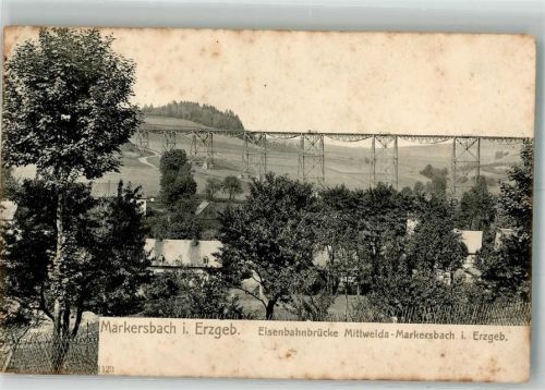 Markersbach Eisenbahnbrücke Mittweida -Markersbach