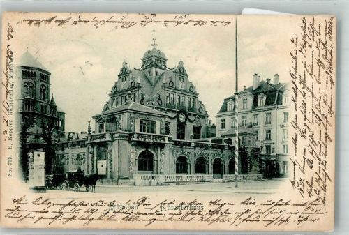 München 1901 Künstlerhaus Litfaßsäule
