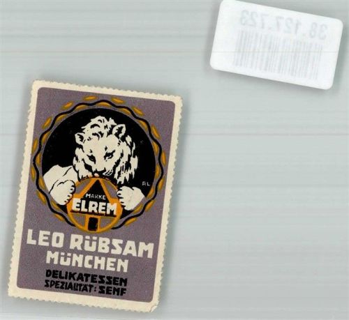 München Marke Elrem Leo Rübsam Delikatessen Spezialität Senf