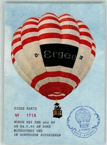 Sonthofen 25. Deutscher Kinderdorf Ballonflug Jungfernfahrt