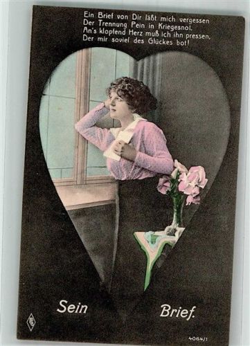 1916 Frau Sein Brief PFB 4064/1