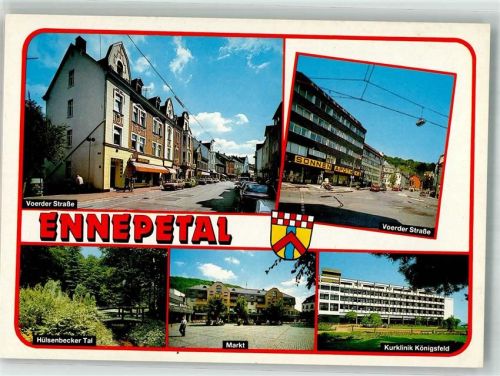 Ennepetal Voerder Straße Marktplatz Kurklinik Königsfeld Hülsenbecker Tal
