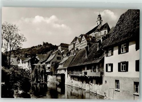 Horb Altstadt am Neckar mit Stiftskirche Heilig Kreuz
