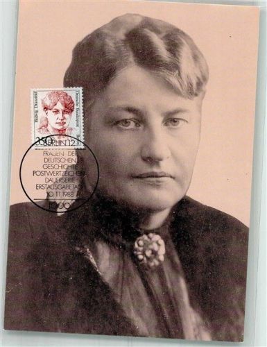 Berlin, unsortiert 1988 Portrait von Hedwig Dransfeld Maximumukarte Ort lt. Sonderstempel Erstausgabe