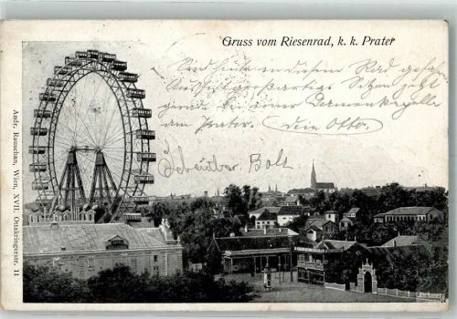 Wien 1900 Riesenrad Prater