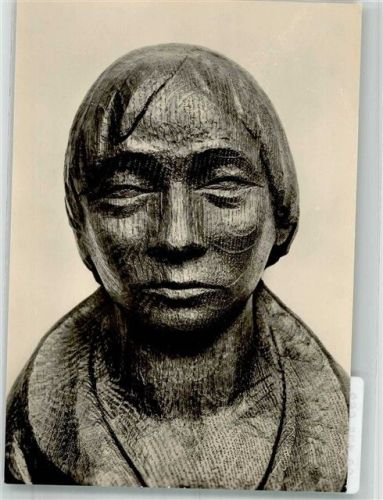 Fries der Lauschenden Der Empfindsame v. Ernst Barlach Informationskarte