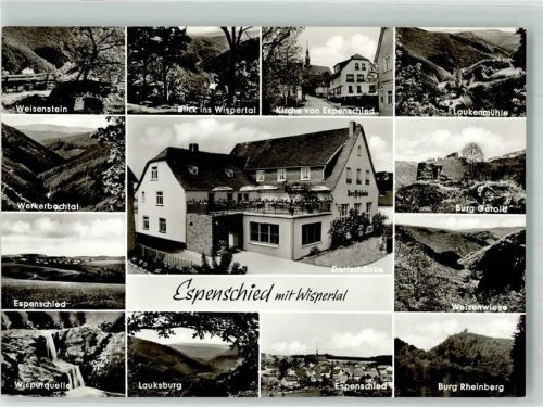 Espenschied Gasthaus Pension Zur Dorfschänke Werkerbachtal Wispertal Weisenstein Wisperquelle Lauksburg Burg Rheinberg Weizenwiese Burg Gerold Laukenmühle