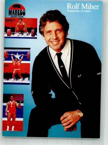 Los Angeles Rolf Milser Gewichtheber Olympia 84 7x Weltmeister Maredo