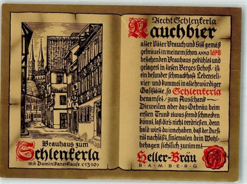 Bamberg Brauhaus zum Schlenkerla Aecht Schlenkerla Rauchbier Heller-Bräu