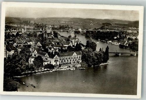 Konstanz 1933 Insel Hotel Fliegeraufnahme
