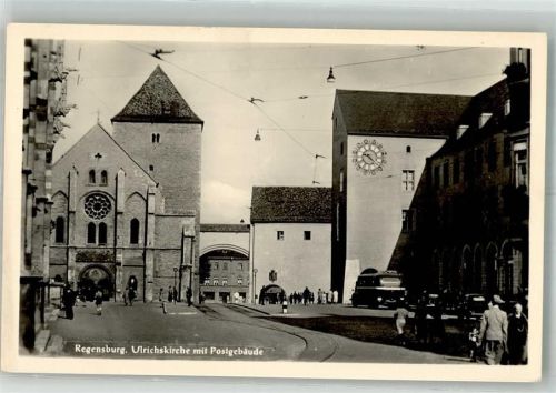 Regensburg Omnibus Postamt Ulrichs- Kirche