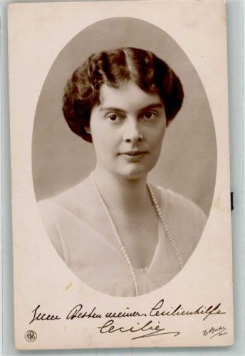 1914 Portrait der Prinzessin Fotograf Bieber NPG Wohlfahrtskarte