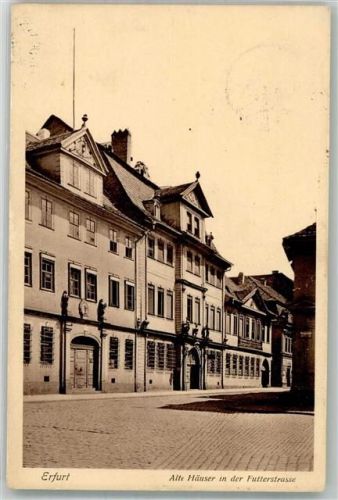 Erfurt 1909 Futterstrasse
