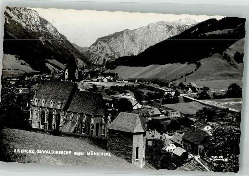 Eisenerz 1962 Oswald- Kirche Foto Kramer, W.